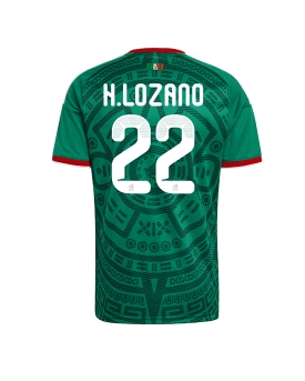Billige Fotballdrakt Mexico Hirving Lozano #22 Replika Hjemmedrakt VM 2026 Kortermet Billige Fotballdrakt Mexico Hirving Lozano #22 Replika Hjemmedrakt VM 2026 Kortermet
